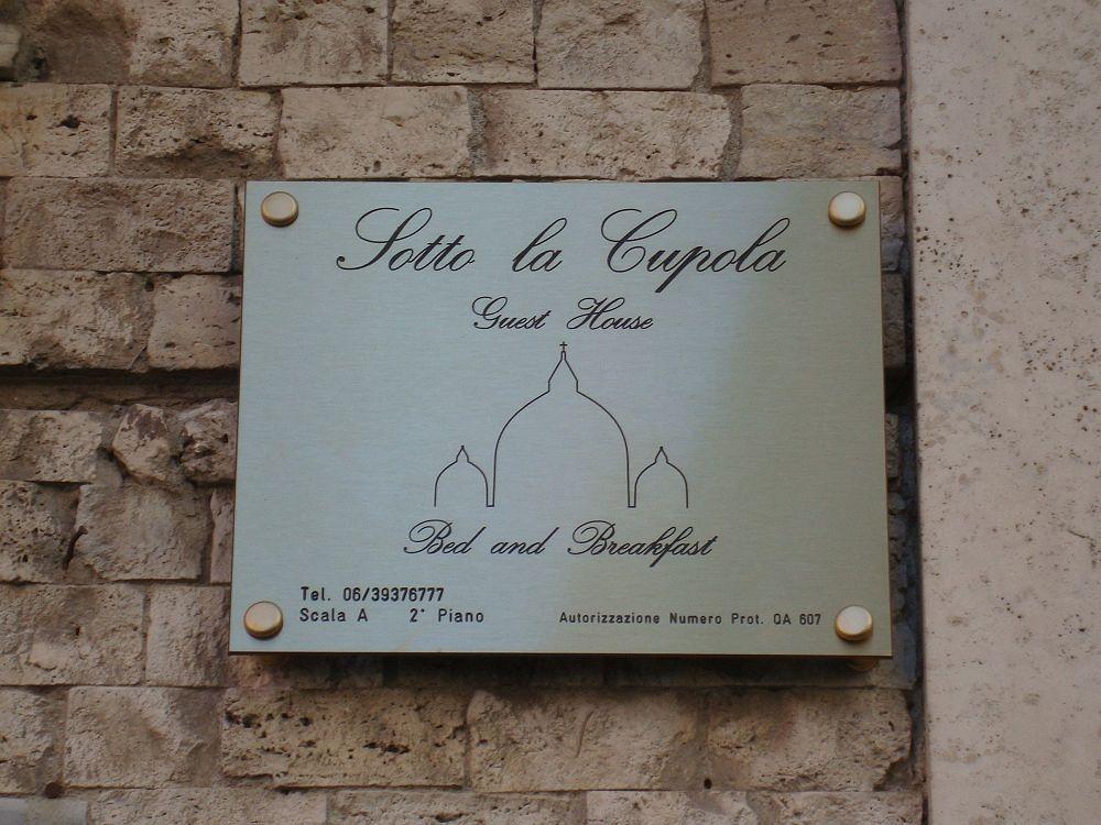Sotto La Cupola Bed & Breakfast Рим Екстериор снимка
